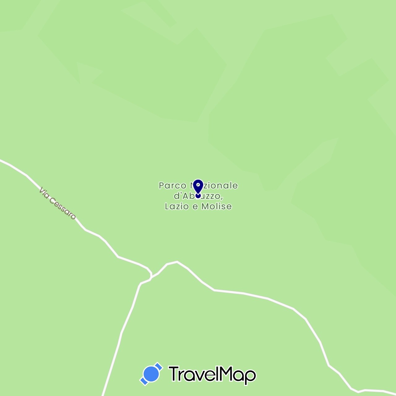 TravelMap itinerary: driving in Italy (Europe)